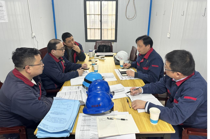 吳志停到金冠渣緩冷場項(xiàng)目檢查指導(dǎo)